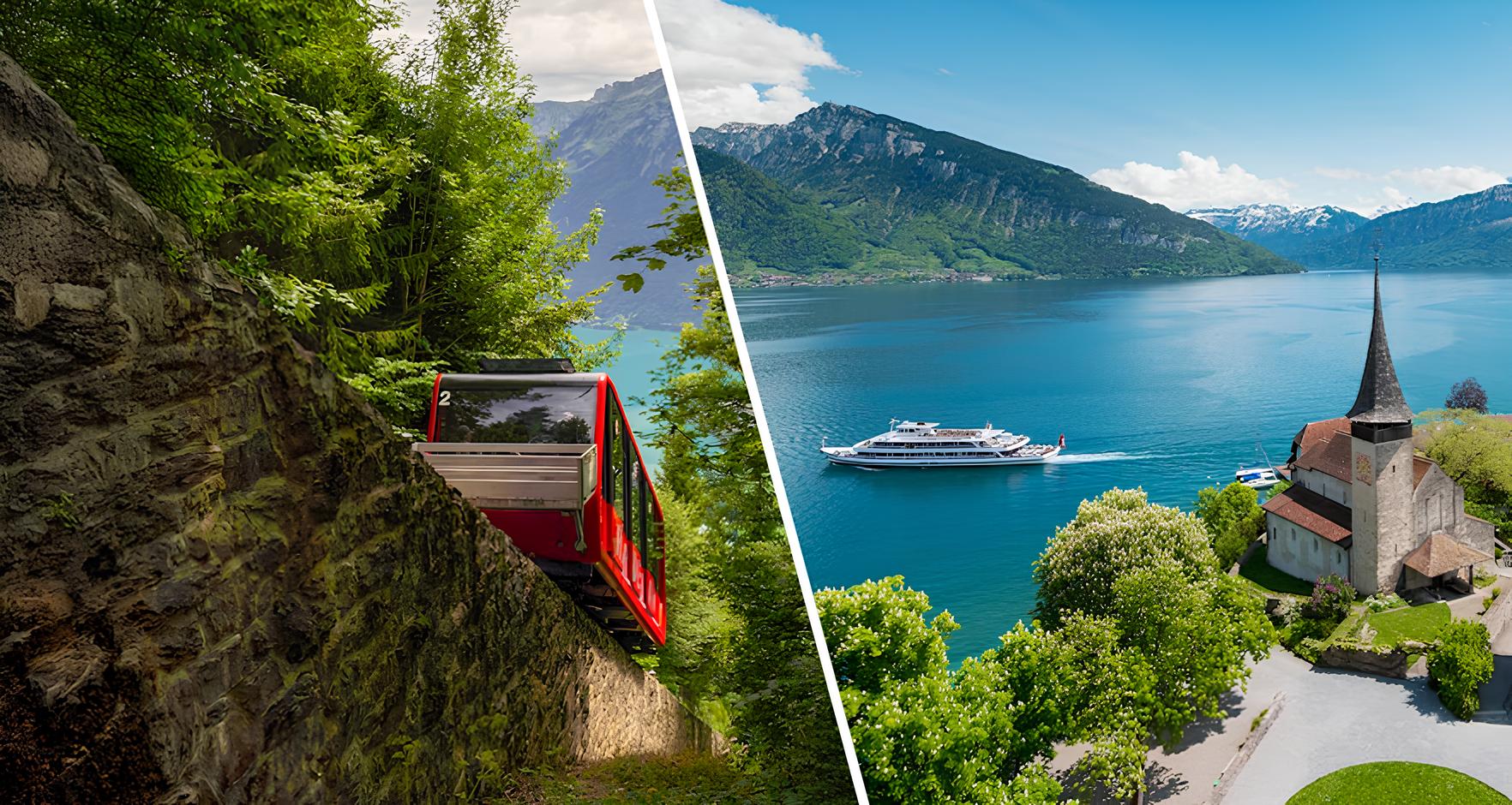 Interlaken السويسرية… سيمفونية الطبيعة بين البحيرات والجبال