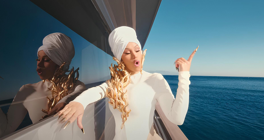 كليب Cardi B الجديد يجمع بين الأناقة والفن