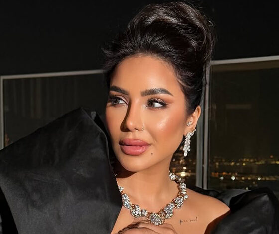 Charbel Karam يوقّع فستان لجين عمران في احتفال عيد ميلادها الـ48