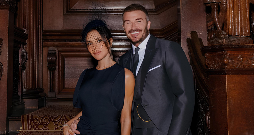 فيكتوريا بيكهام تصمم أول بدلة لزوجها في لحظة تتويجه فارساً