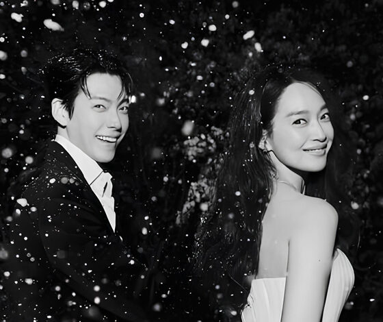 Shin Min-a تختار الفخامة العصرية لفستان زفافها وKim Woo-bin بأناقة كلاسيكية