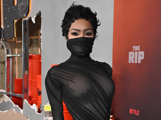 إطلالة أيقونية: Teyana Taylor ترتدي Mohammed Ashi في عرض The Rip