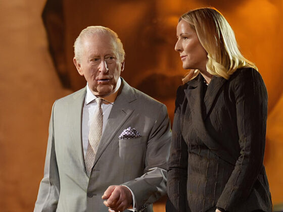 Charles III at LFW لحظة تاريخية