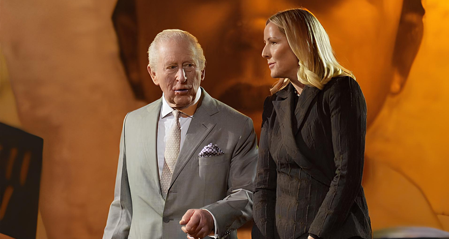 Charles III at LFW لحظة تاريخية