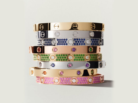 Cartier تعيد ابتكار سوار LOVE بإصدارات مرصعة بالألوان