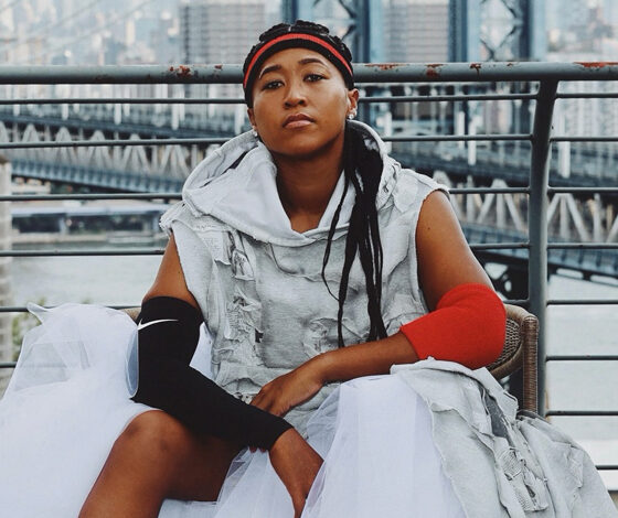 Styles by law roach Naomi Osaka تكرم ألين افرسون بإطلالة مميزة