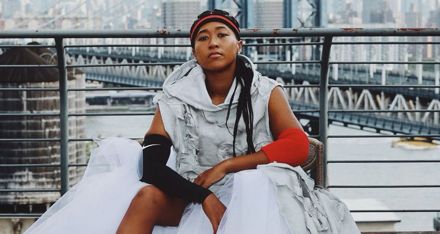 Styles by law roach Naomi Osaka تكرم ألين افرسون بإطلالة مميزة