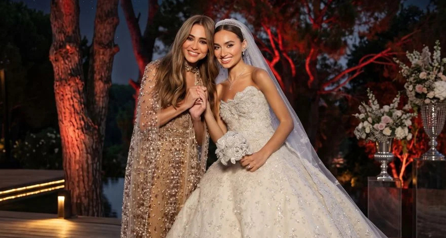 Elie Saab خيار جوليا بطرس وعروس نجلها